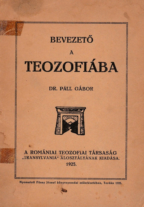 Bevezető a teozofiába - Oskola Antikvárium