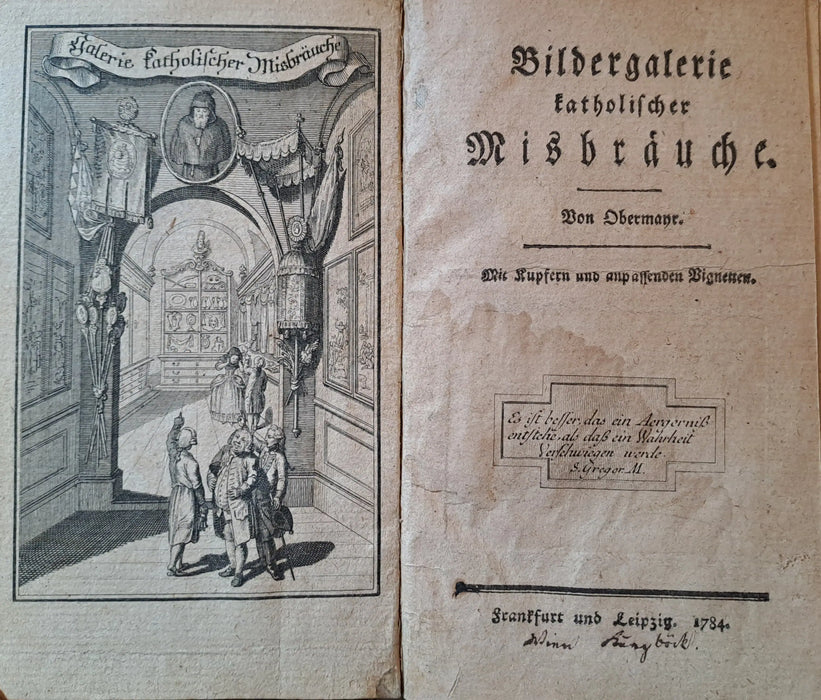 Bildergalerie katholischer Misbrauche - Oskola Antikvárium
