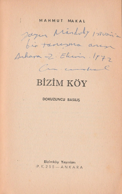 Bizim köy - Oskola Antikvárium
