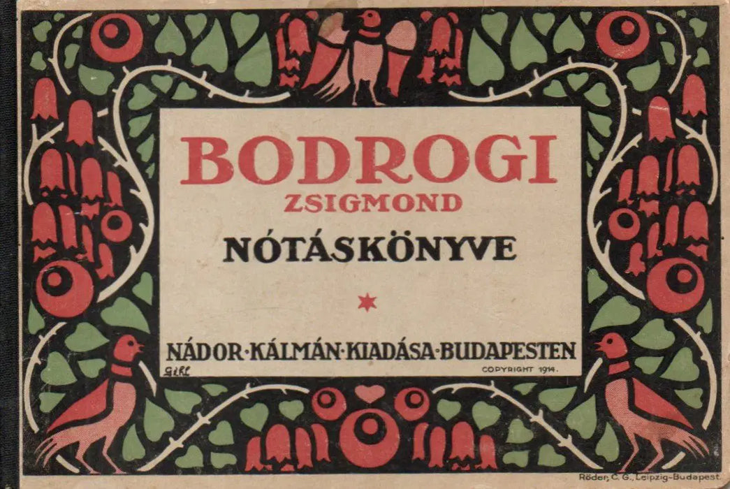 Bodrogi Zsigmond nótáskönyve - Oskola Antikvárium
