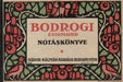 Bodrogi Zsigmond nótáskönyve - Oskola Antikvárium
