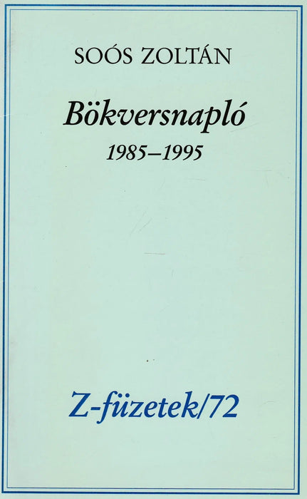 Bökversnapló - Oskola Antikvárium