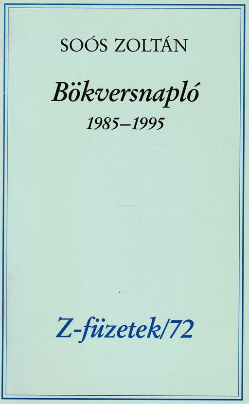 Bökversnapló - Oskola Antikvárium