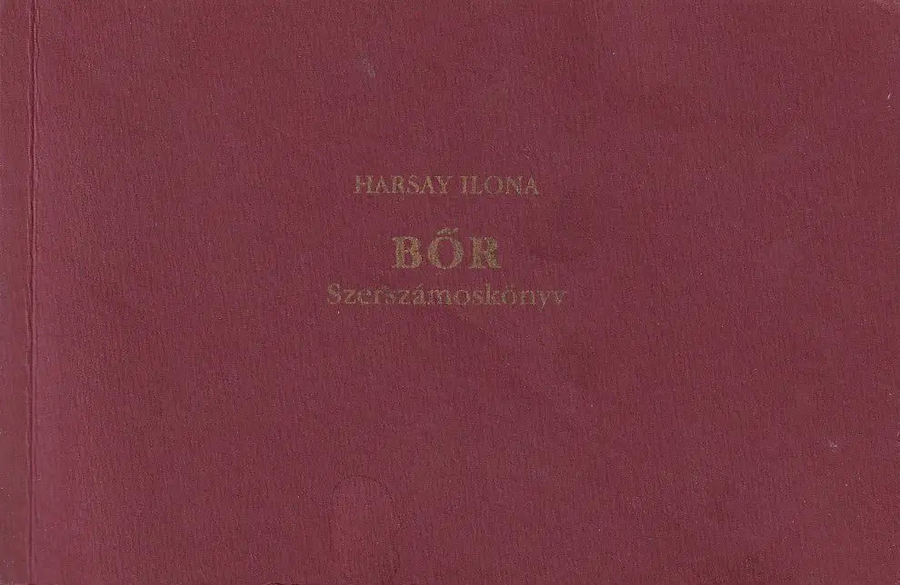 Bőr - Szerszámoskönyv - Oskola Antikvárium