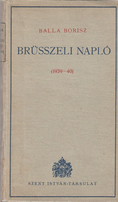 Brüsszeli napló - Oskola Antikvárium