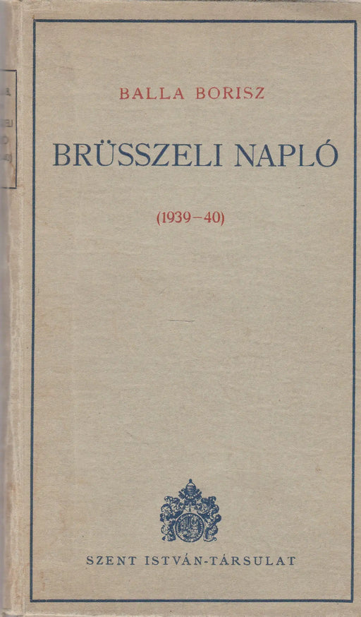 Brüsszeli napló - Oskola Antikvárium