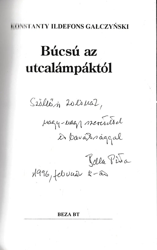 Búcsú az utcalámpáktól - Oskola Antikvárium