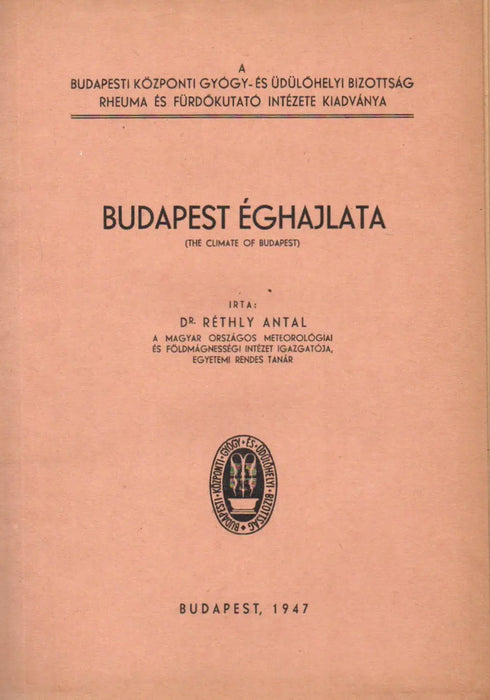 Budapest éghajlata - Oskola Antikvárium