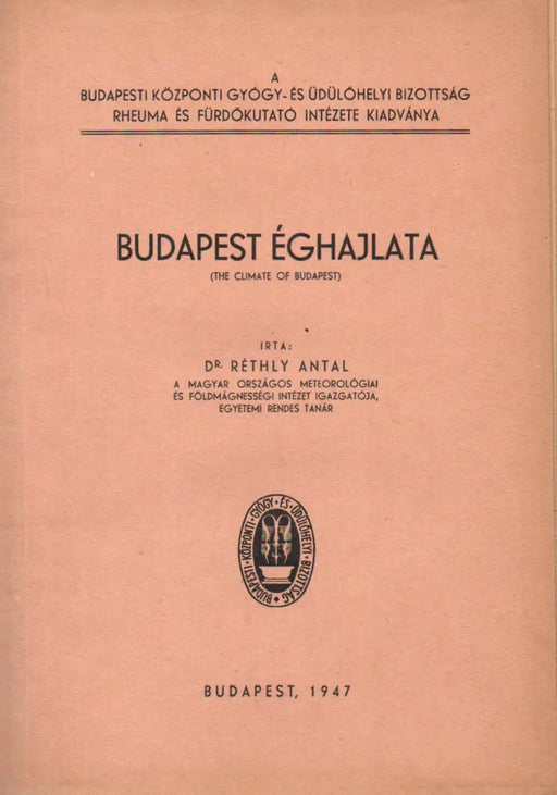 Budapest éghajlata - Oskola Antikvárium