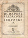 Budapest és környéke utcái, középületei és egyéb adatainak jegyzéke - Oskola Antikvárium