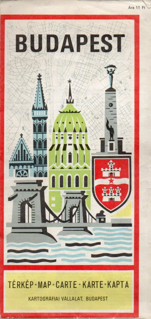 Budapest térkép - Oskola Antikvárium
