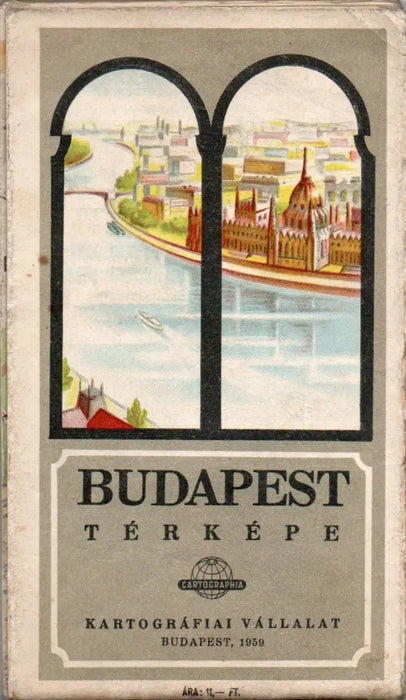 Budapest térképe - Oskola Antikvárium