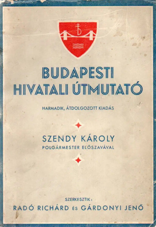 Budapesti hivatali útmutató - Oskola Antikvárium