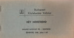 Budapesti Közlekedési Vállalat menetrendi tájékoztatója 1985 - Oskola Antikvárium