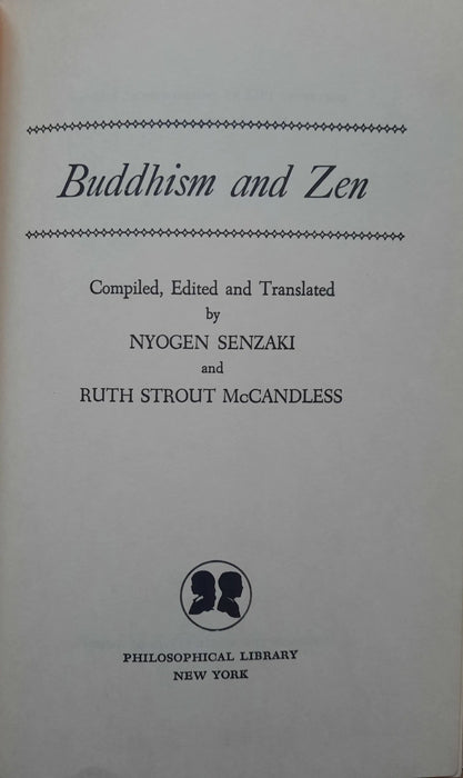 Buddhism and Zen - Oskola Antikvárium