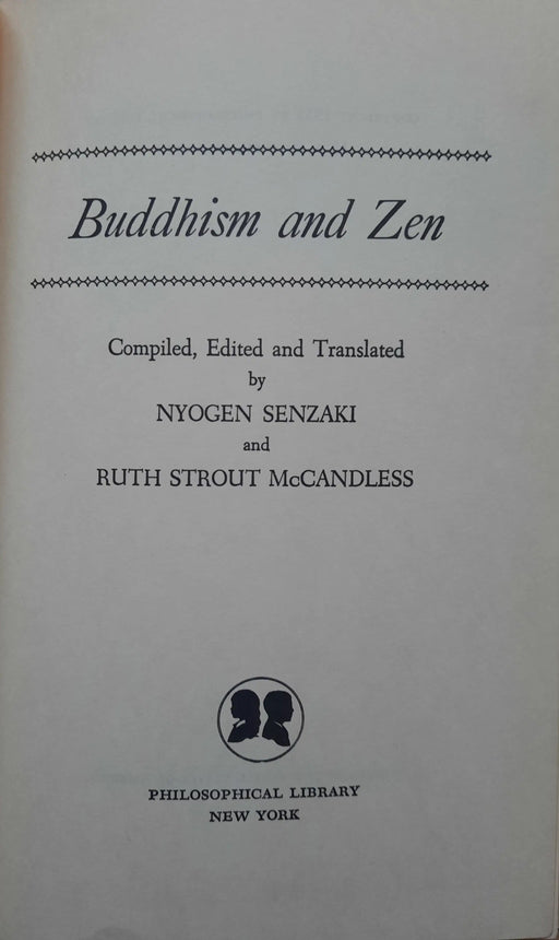 Buddhism and Zen - Oskola Antikvárium