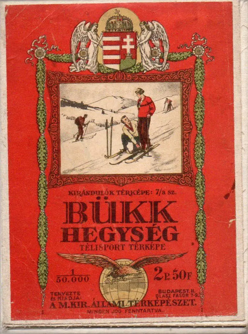 Bükk hegység télisport térképe - Oskola Antikvárium