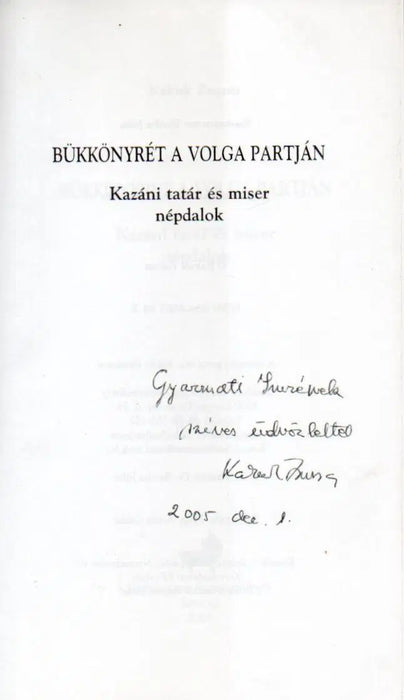 Bükkönyrét a Volga partján - Oskola Antikvárium