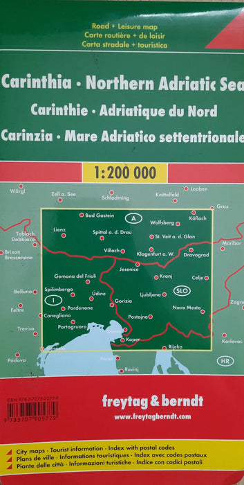 Carinthia - Northern Adriatic Sea - Freytag & Berndt - Oskola Antikvárium