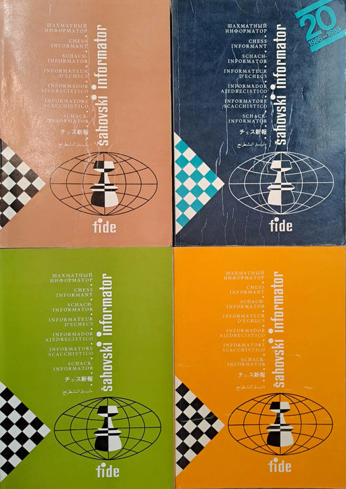 Chess Informant - Sahovski Informator - sakk - könyvsorozat (20 kötet) - Oskola Antikvárium