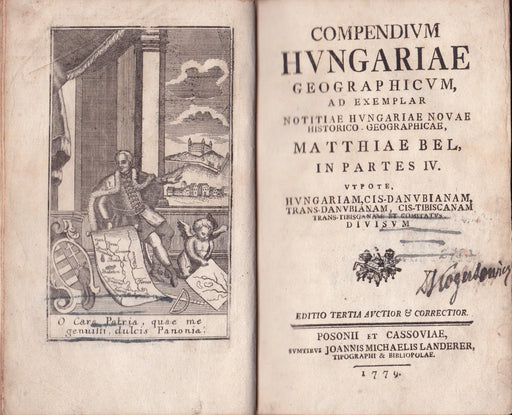 Compendium Hungariae geographicum - Compendiolum regnorum Slavoniae, Croatiae, Dalmatiae, Galliciae, et Lodomeriae, magniqve principatus Transilvaniae geographicum - Oskola Antikvárium