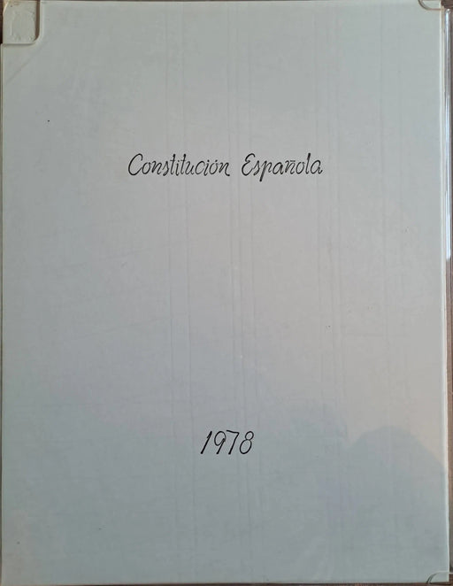 Constitución Espanola de 1978 - Oskola Antikvárium