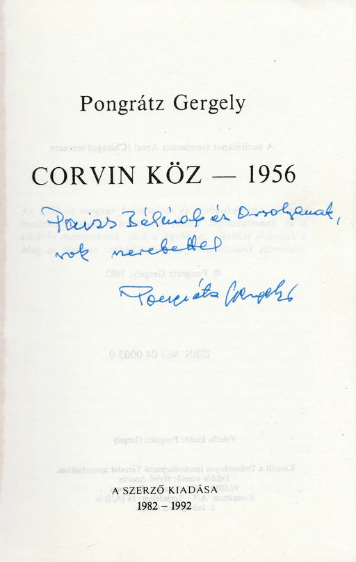 Corvin köz - 1956 - Oskola Antikvárium