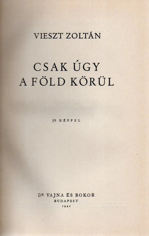 Csak úgy a Föld körül - Oskola Antikvárium