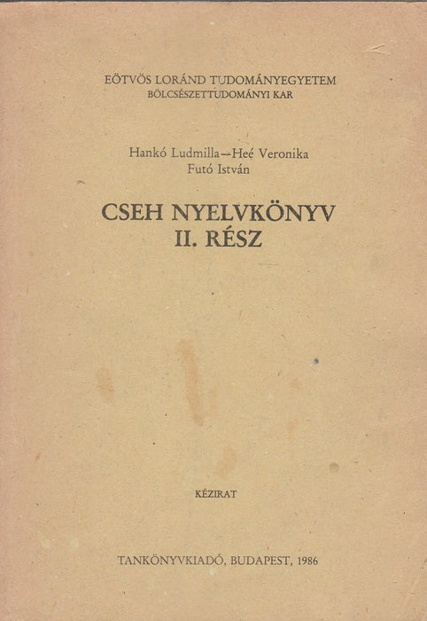Cseh nyelvkönyv I - II. - Oskola Antikvárium
