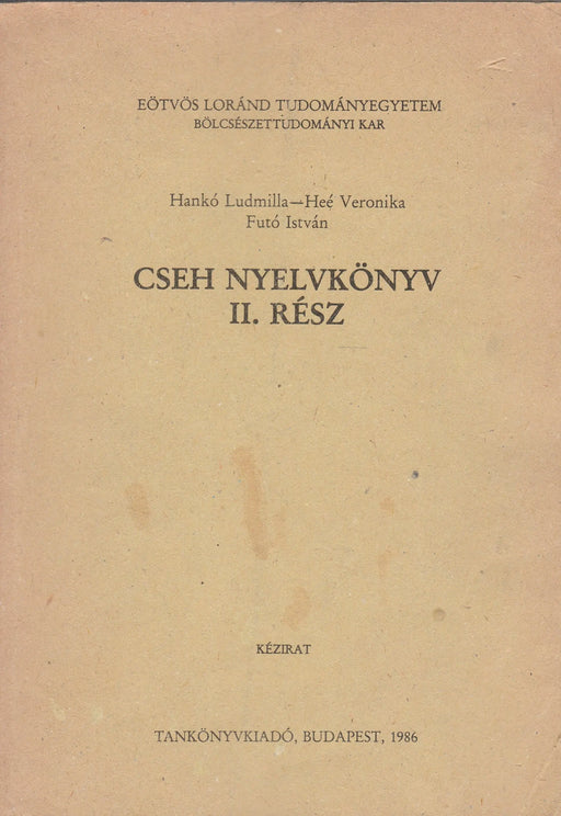 Cseh nyelvkönyv I - II. - Oskola Antikvárium