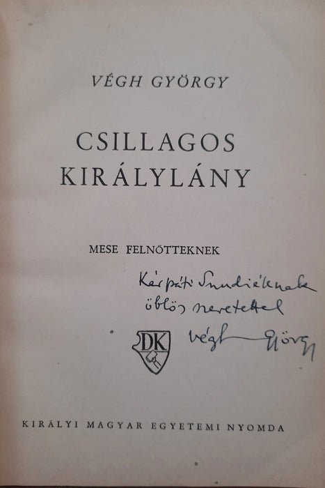 Csillagos királylány - Oskola Antikvárium