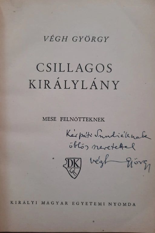 Csillagos királylány - Oskola Antikvárium