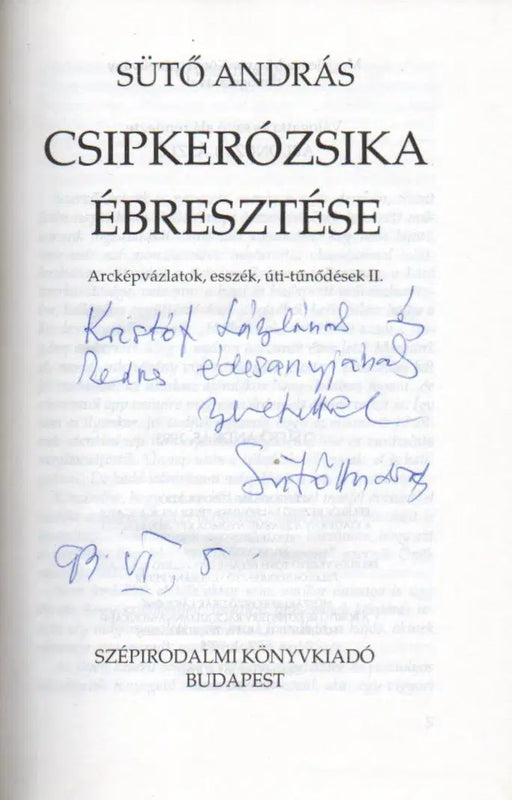 Csipkerózsika ébresztése - Oskola Antikvárium