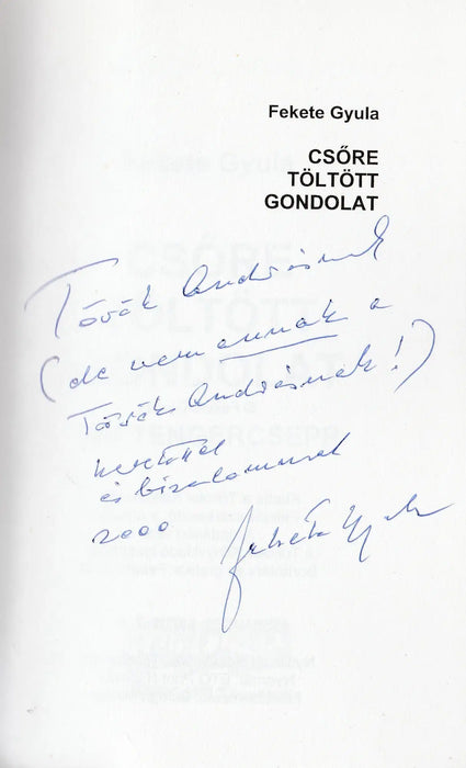 Csőre töltött gondolat - Oskola Antikvárium