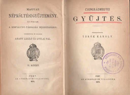 Csongrádmegyei gyűjtés - Oskola Antikvárium