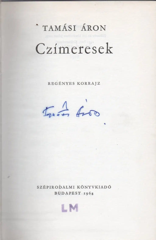 Czímeresek - Oskola Antikvárium