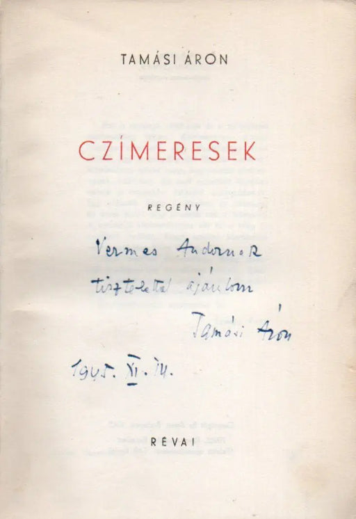 Czímeresek - Oskola Antikvárium