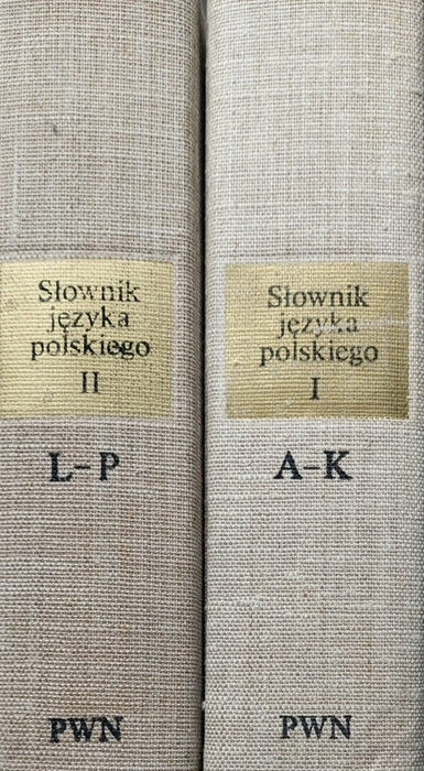 Słownik języka polskiego I-II.