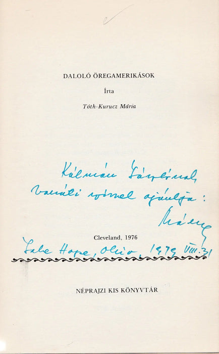 Daloló öregamerikások - Oskola Antikvárium