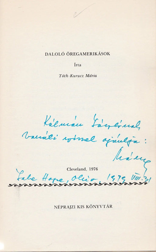 Daloló öregamerikások - Oskola Antikvárium