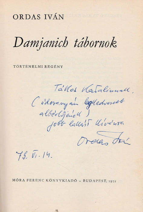 Damjanich tábornok - Oskola Antikvárium