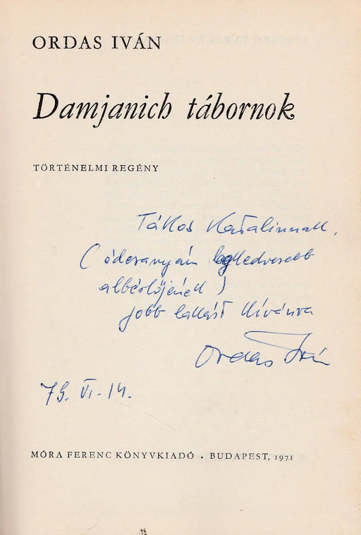 Damjanich tábornok - Oskola Antikvárium