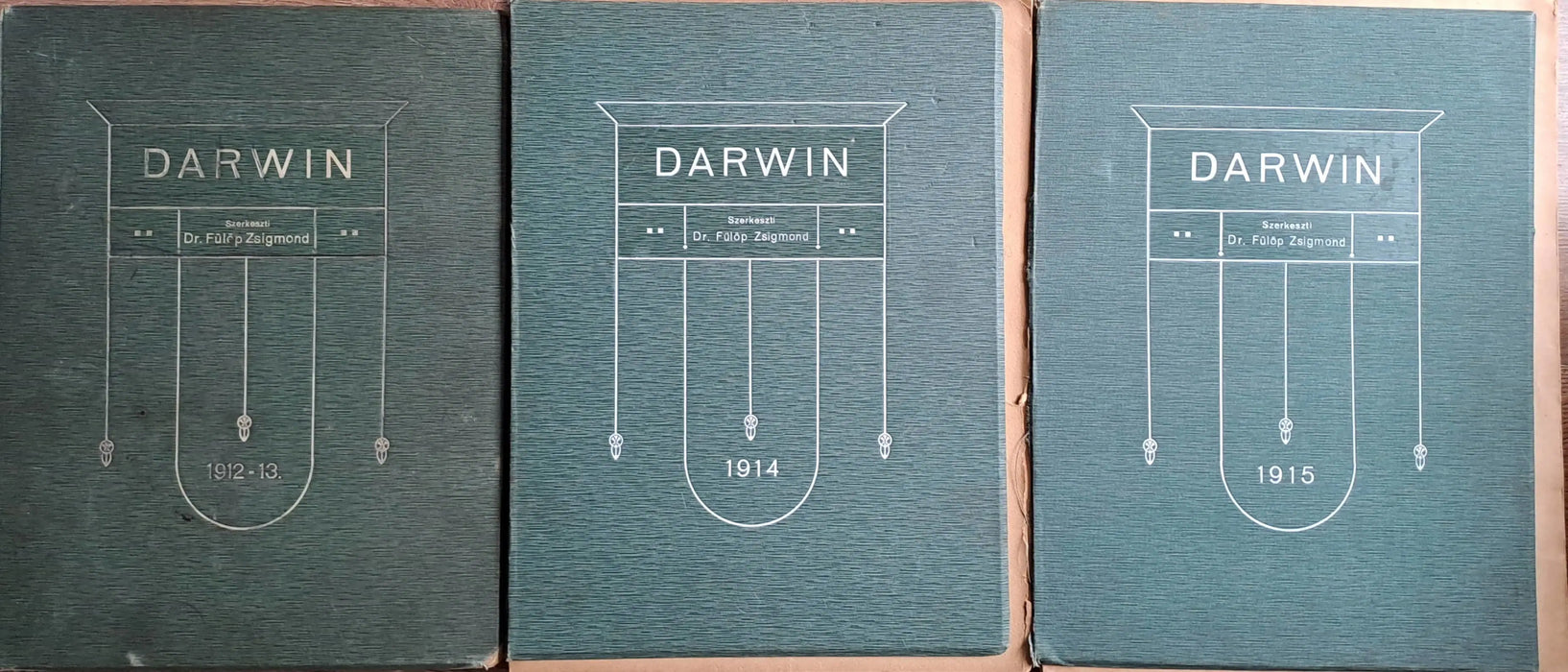 Darwin - I - VII. évfolyam vegyes számok 1912 - 1918 - Oskola Antikvárium