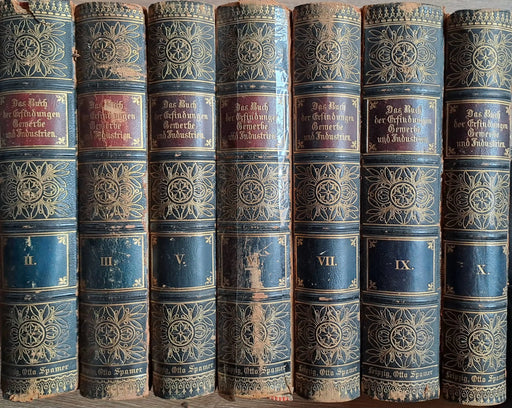 Das Buch der Erfindungen, Gewerbe und Industrien II - III., V - VII., IX - X. - Oskola Antikvárium