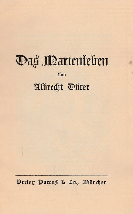 Das Marienleben - Oskola Antikvárium