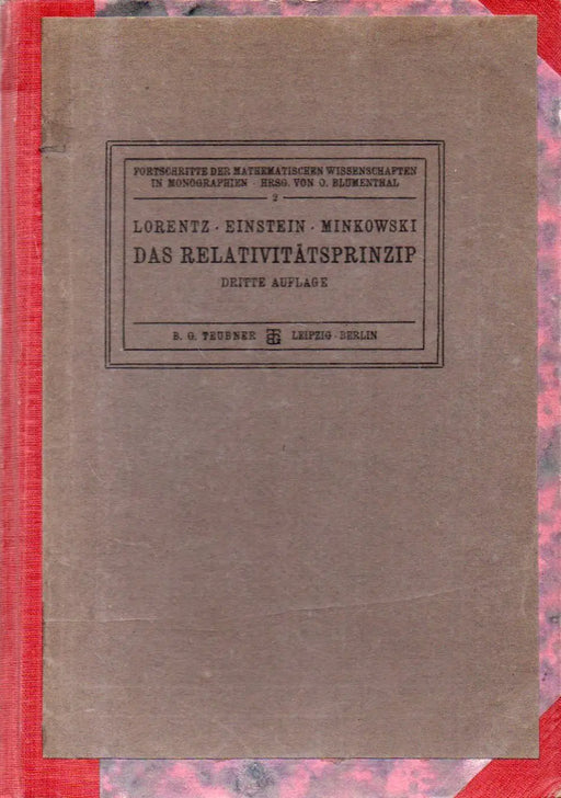 Das Relativitätsprinzip - Oskola Antikvárium