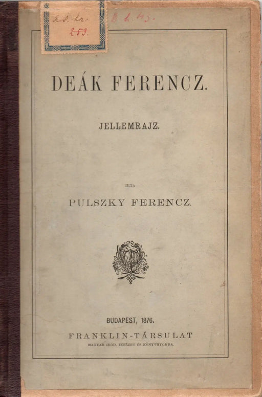 Deák Ferencz - Oskola Antikvárium