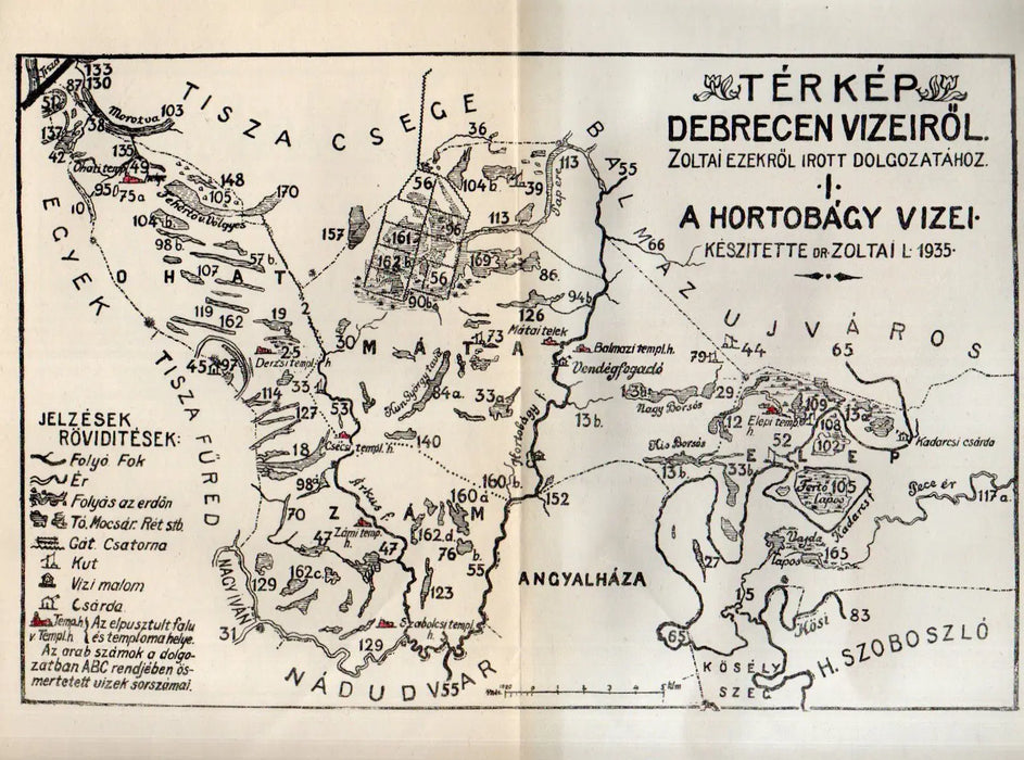 Debrecen vizei - Oskola Antikvárium