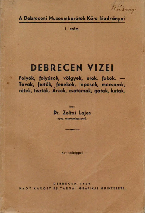 Debrecen vizei - Oskola Antikvárium