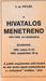 Délnyugati területi menetrend 1991 - 1992 - Oskola Antikvárium